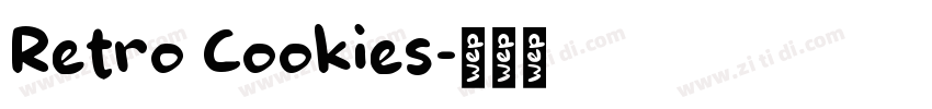 Retro Cookies字体转换